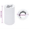 vidaXL Ventilation Duct Aluminium and PVC 6 m &Oslash;12.5 cm