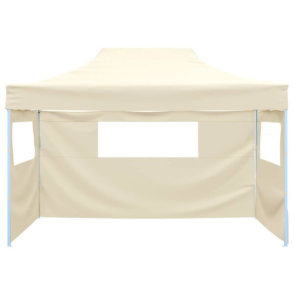 vidaXL Party Tent Folding Cream 291 x 431 x 315 cm Oxford Fabric
