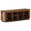 vidaXL Shoe Cabinet Brown 110 x 35 x 40 cm Solid Reclaim Wood