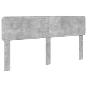 vidaXL Headboard Concrete Grey Engineered wood