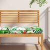 vidaXL Pallet Cushion for suitable for Seat Floral 2 pcs Multicolour