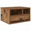 vidaXL Printer Stand Old Wood 40 x 32 x 24 cm Engineered Wood
