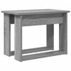vidaXL Coffee Table Set 2 pcs Grey Sonoma Engineered Wood
