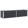 vidaXL Planter Anthracite 195 x 50 x 45 cm Galvanised Steel