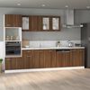 vidaXL Bottom Cabinet Lyon Brown Oak 60x46x81.5 cm Engineered Wood