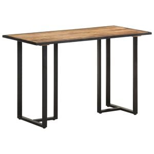 vidaXL Dining Table 120 cm Rough Mango Wood