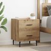 vidaXL Bedside Cabinet with Drawer 2 pcs Artisan Oak 40 x 35 x 47.5 cm