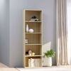 vidaXL 5-Tier Book Cabinet Sonoma Oak 60x30x189 cm Engineered Wood