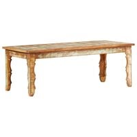 vidaXL Coffee Table 110x50x40 cm Solid Reclaimed Wood