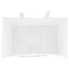 vidaXL Paper Bags 250 pcs with Handles White 26x17x25 cm