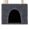 vidaXL Cat Tree with Sisal Scratching Posts Dark Grey 109.5 cm