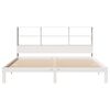vidaXL Bookcase Bed without Mattress White 180x200 cm Super King Solid Wood Pine