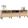 vidaXL TV Cabinet Sonoma Oak 150x30x44.5 cm Engineered Wood