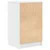 vidaXL Bedside Cabinets 2 pcs White 39x35x65 cm Engineered Wood