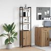 vidaXL Book Cabinet Artisan Oak 40 x 24 x 161 cm Engineered Wood