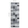 vidaXL Runner Rug BCF Grey 80x200 cm