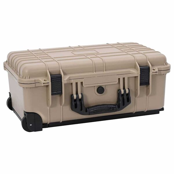 vidaXL Hard Case Sand 56 x 35 x 23 cm Polypropylene and ABS