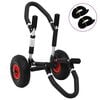 vidaXL SUP Trolley for Surfboard Foldable 45 kg Aluminium