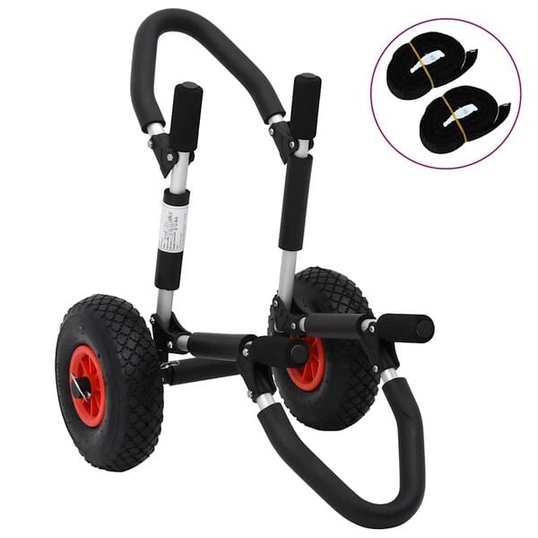 vidaXL SUP Trolley for Surfboard Foldable 45 kg Aluminium
