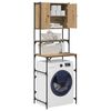vidaXL Washing Machine Cabinet Artisan Oak 68 x 48.5 x 194 cm