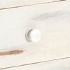 vidaXL Drawer Cabinet White 58x30x75 cm Solid Acacia Wood
