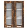 vidaXL Hanging Cabinet Smoked Oak 60 x 31 x 80 cm Engineered Wood
