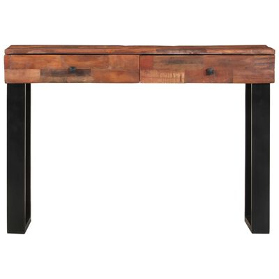 vidaXL Console Table 110x30x76 cm Solid Reclaimed Wood