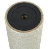 vidaXL Cat Scratching Post 8x50 cm 10 mm Beige
