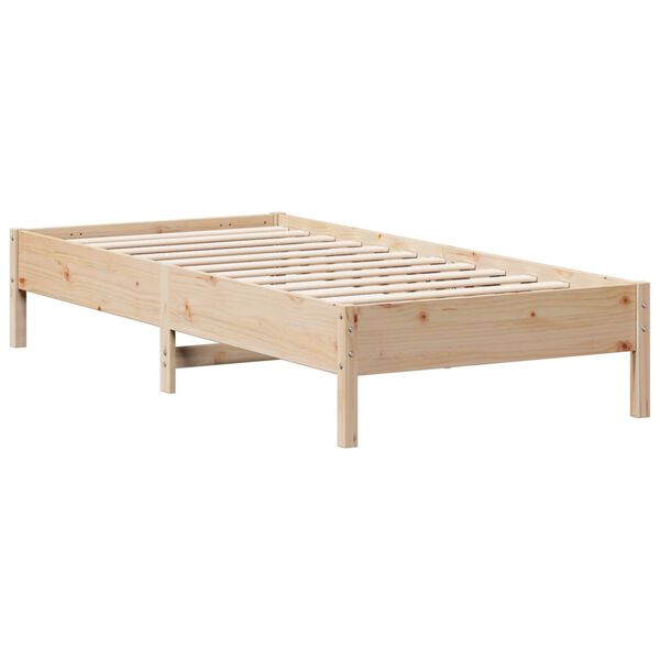 vidaXL Bed Frame without Mattress 100x200 cm Solid Wood Pine