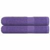 vidaXL Towels "FROGN" 2 pcs Purple 100x200 cm 360 gsm