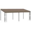 vidaXL Wall-mounted Gazebo 6x3 m Taupe Fabric