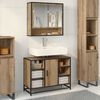 vidaXL Bathroom Furniture Set 2 pcs Artisan Oak Engineered Wood
