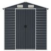 vidaXL Garden Shed Anthracite 191x725x198 cm Galvanised Steel