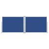 vidaXL Retractable Side Awning Blue 120x1000 cm