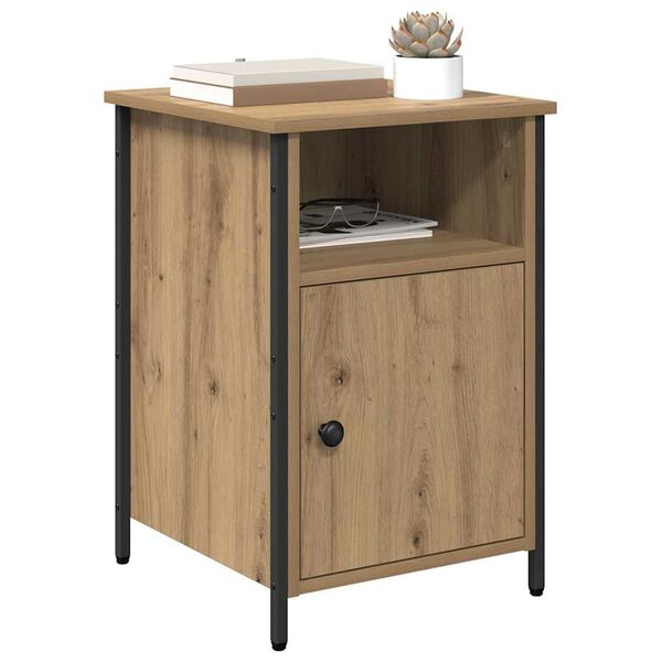 vidaXL Bedside Cabinet Artisan Oak 40 x 42 x 60 cm Engineered Wood