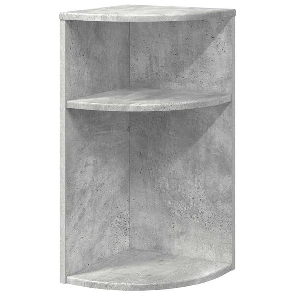 vidaXL End Table Concrete Grey 29.6 x 29.6 x 60 cm Engineered Wood