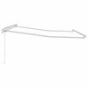 vidaXL Awning Frame Manual White 300 x 250 cm Aluminium