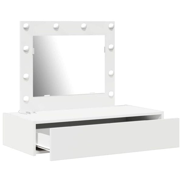 vidaXL Dressing Table White 83 x 40 x 70 cm Engineered Wood