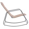 vidaXL Garden Swing Chair Taupe 95x54x85 cm Textilene