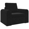 vidaXL Folding Sofa Bed Black 98 x 71 x 83 cm Velvet
