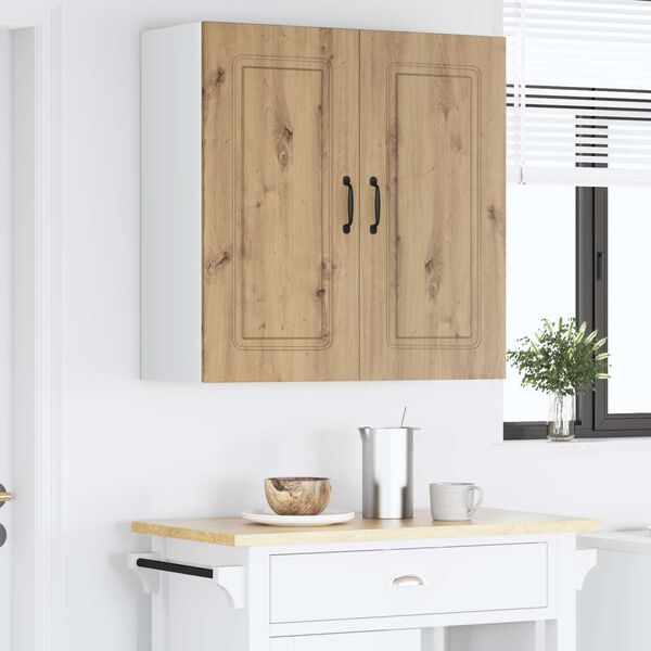 vidaXL Kitchen Cabinet with Storage Kalmar Artisan Oak 80 x 31 x 80 cm
