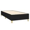 vidaXL Box Spring Bed Frame Black Single Fabric (UK/IE/FI/NO only)