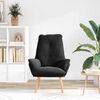 vidaXL Armchair Black 61 x 78 x 98 cm Sherpa Fabric