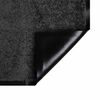 vidaXL Door Mat Anthracite 60 x 40 x 1.2 cm Teddy Fabric