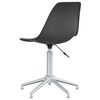 vidaXL Swivel Dining Chairs 4 pcs Light Grey PP