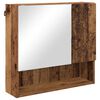 vidaXL Mirror Cabinet Old Wood 59 x 17 x 55 cm Engineered Wood