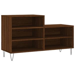 vidaXL Shoe Cabinet Brown Oak 102x36x60 cm Engineered Wood