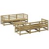 vidaXL 7 Piece Garden Sofa Set Impregnated Wood Pine