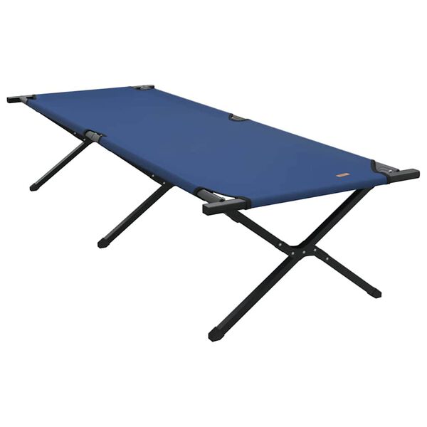vidaXL Folding Camping Bed Folding Blue 210 x 80 x 46 cm Oxford fabric