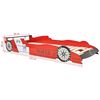 vidaXL Children's Race Car Bed 90x200 cm Red